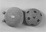 Porous coated acetabular components